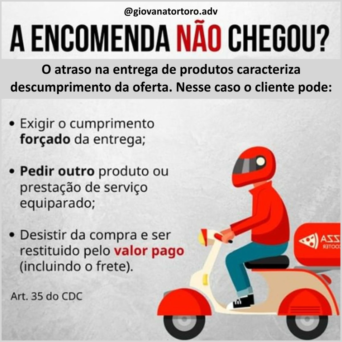 A encomenda não chegou?!